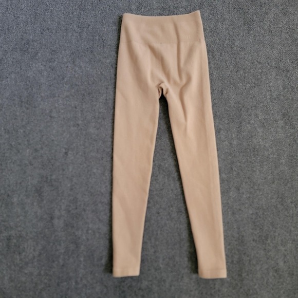 Everlane Leggings Womens XS‎ Beige High Rise Seamless Stretch Waistband Pants - Picture 11 of 11